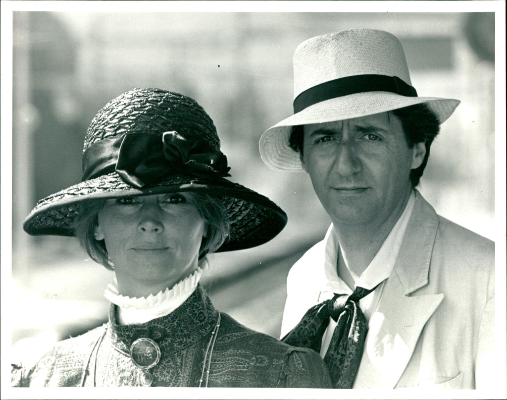 Actor Tom Conti with his actress wife Kara Wilson Vintage