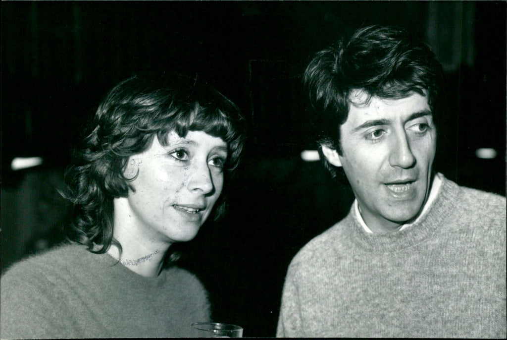 Actor Tom Conti with his actress wife Kara Wilson Vintage Photograph