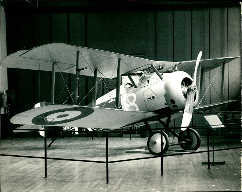 Sopwith Snipe Aircraft restored in the Royal Flying Corps. - Vintage Photograph