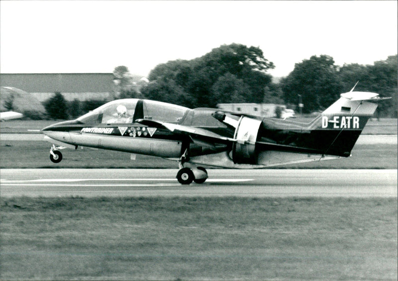 Fan Trainer Aircraft - Vintage Photograph