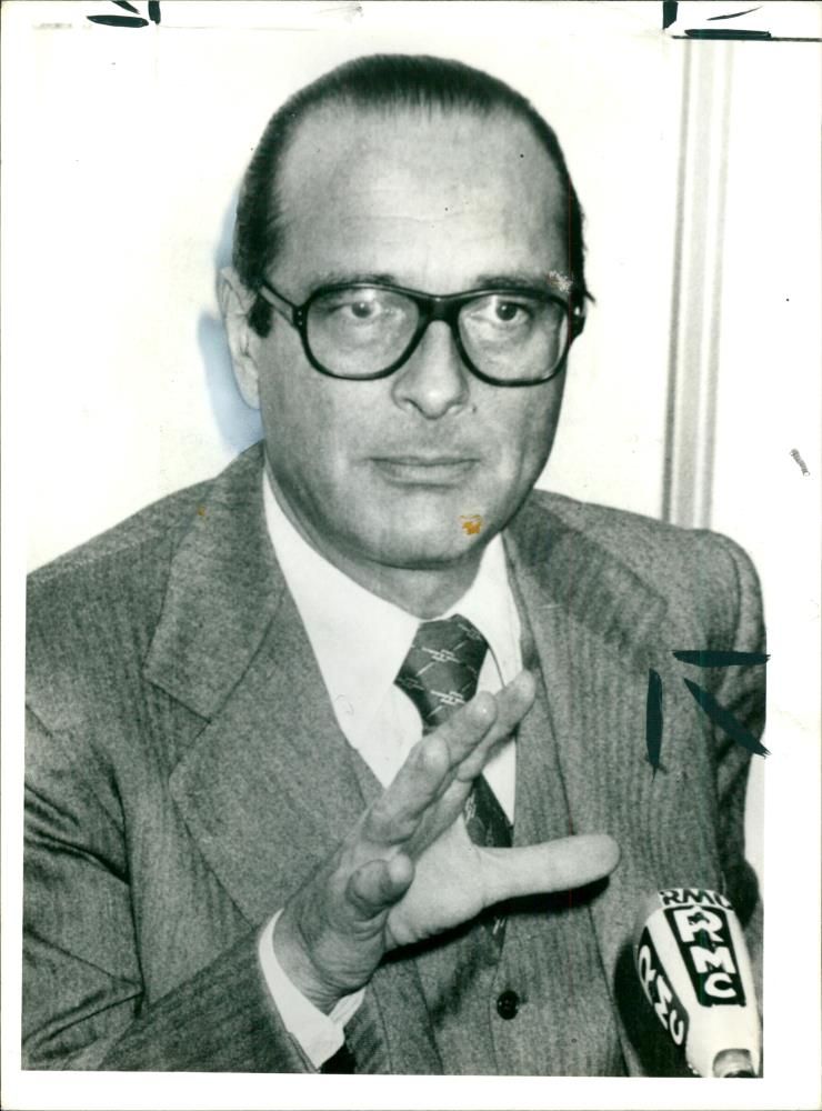 Jacques Chirac. - Vintage Photograph