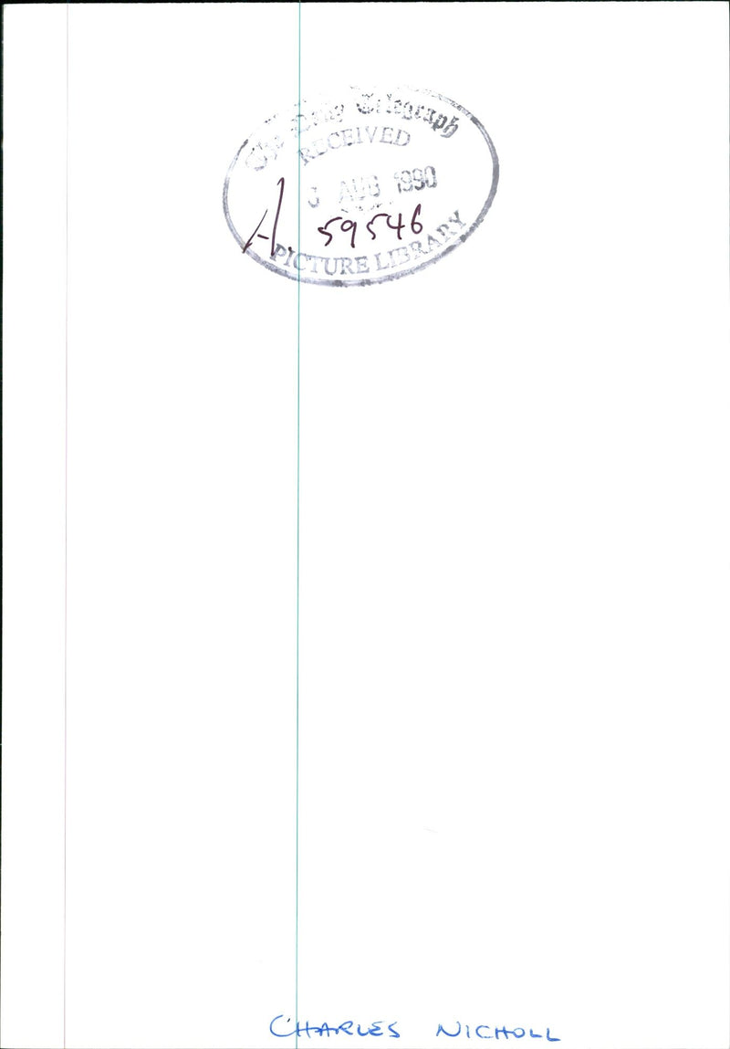 Charles Nicholl. - Vintage Photograph