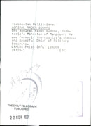 Admiral Raden Sudomo. - Vintage Photograph