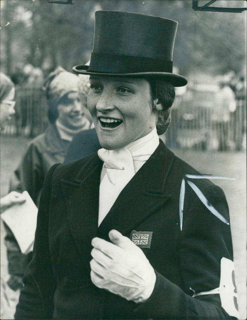 Lucinda Green, British equestrian - Vintage Photograph