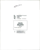 Gavid Baldwin - Vintage Photograph