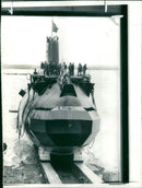 The Royal Nuclear Powered Spartan Submarine. - Vintage Photograph