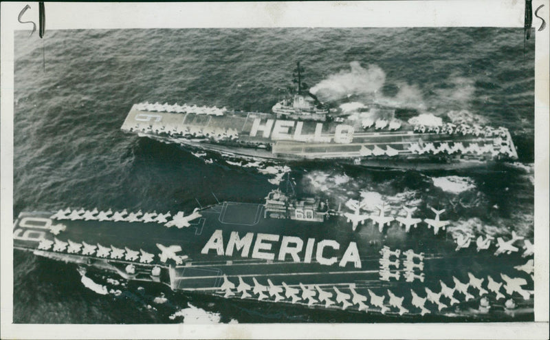 Homeward bound members of the ships companies. - Vintage Photograph