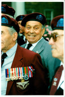 Arnhem veteran at the imperial war museum. - Vintage Photograph