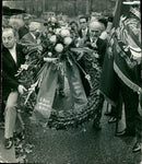 Members of German U-boat crews in World War II. - Vintage Photograph