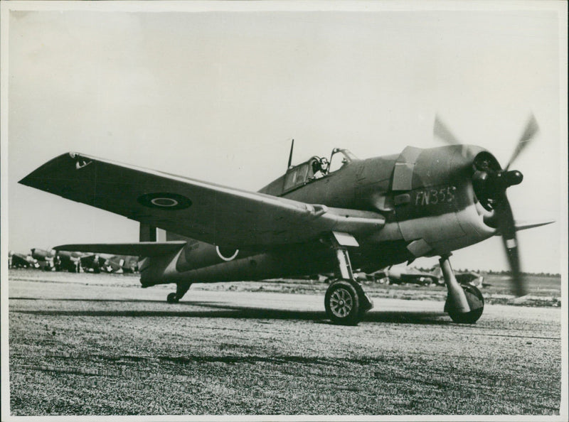 Grumman Hellcat Aircraft - Vintage Photograph