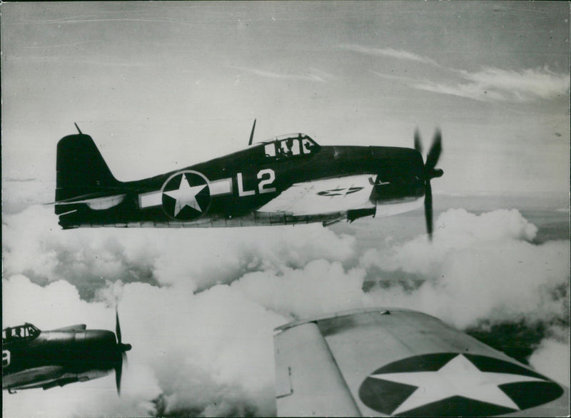 Grumman Hellcat Aircraft - Vintage Photograph