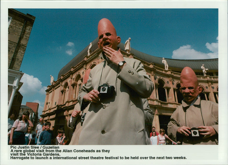Coneheads Alien. - Vintage Photograph
