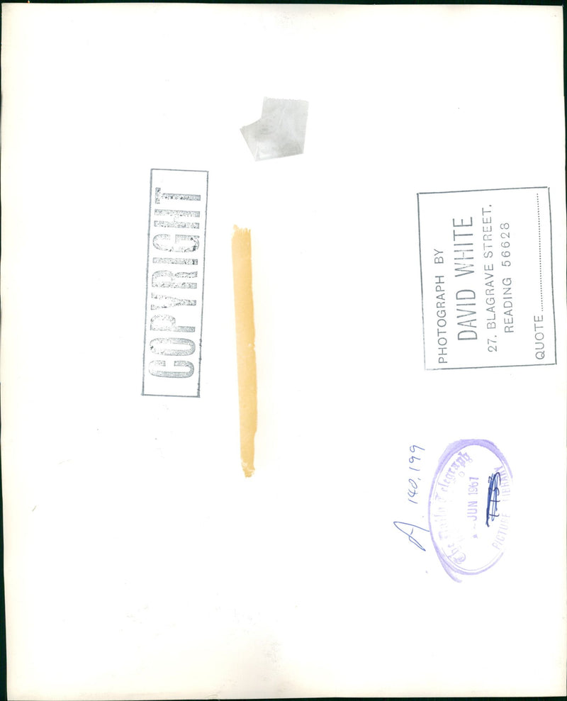 The bridge at Swallowfield said to have been the proposed scene of the a previous murder plot, May 1967. - Vintage Photograph