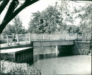 The bridge at Swallowfield said to have been the proposed scene of the a previous murder plot, May 1967. - Vintage Photograph