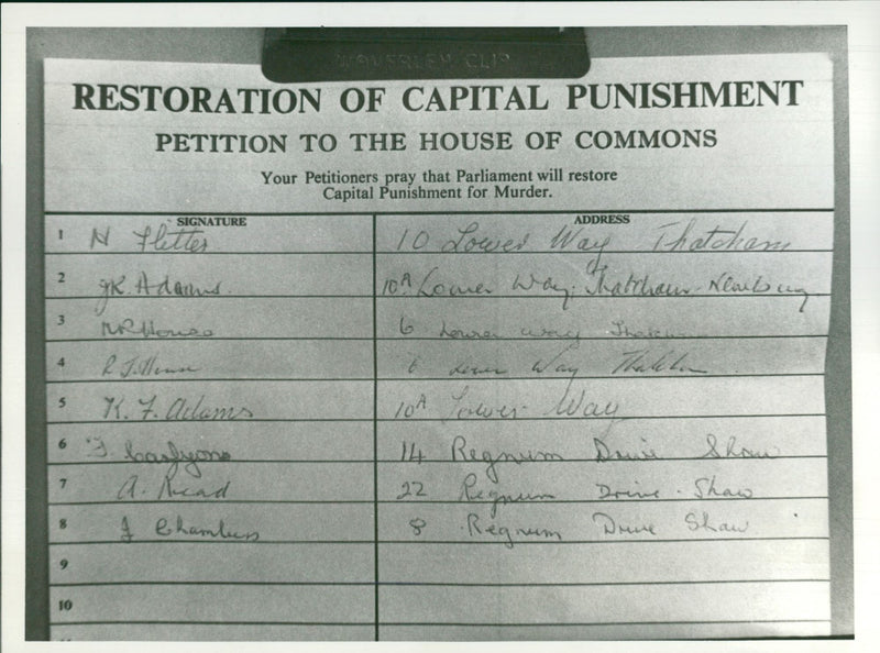 Janette Adams, Kim Newell's sister collects pro hanging signature, Oct 1968. - Vintage Photograph