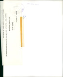 Janette Adams, Kim Newell's sister collects pro hanging signature from Mr Arthur Reed, Oct 1968. - Vintage Photograph