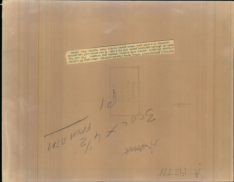 WRITER CHINESE CHINA COUNTRY - Vintage Photograph