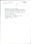 General Leonidas Pires Concalves - Vintage Photograph