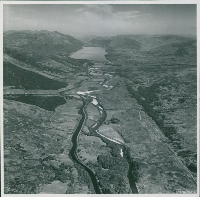 The Caledonian Canal. - Vintage Photograph