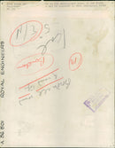 Royal Engineers walking out dress. - Vintage Photograph