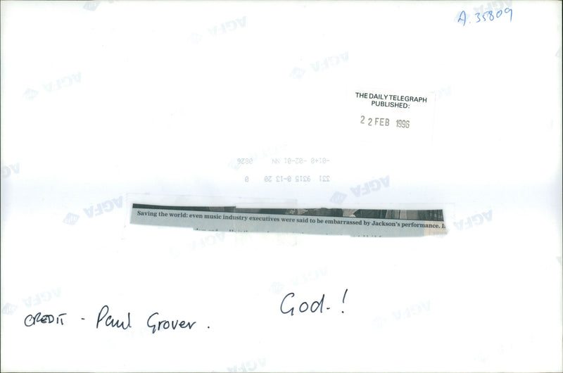 Michael Jackson. - Vintage Photograph