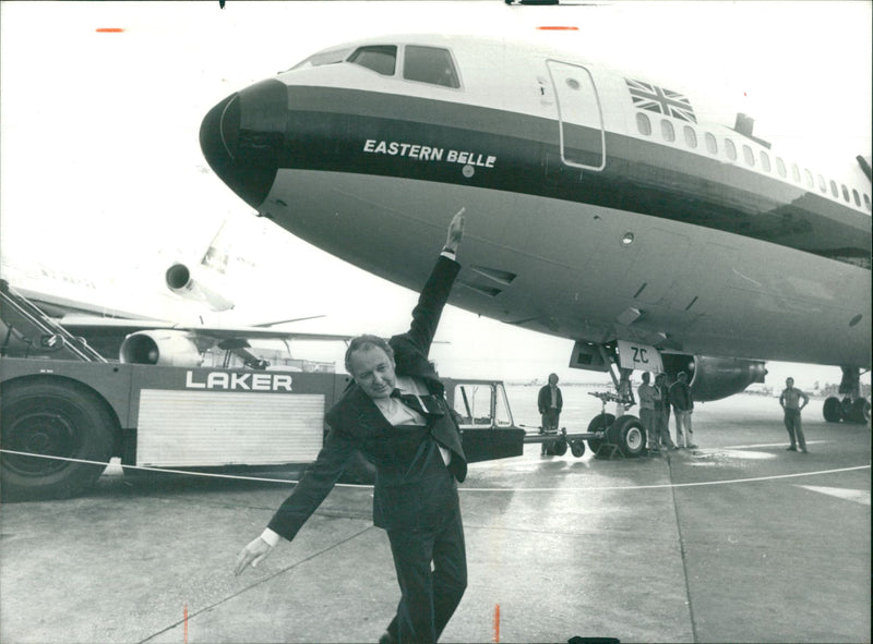 Freddie Laker - Vintage Photograph