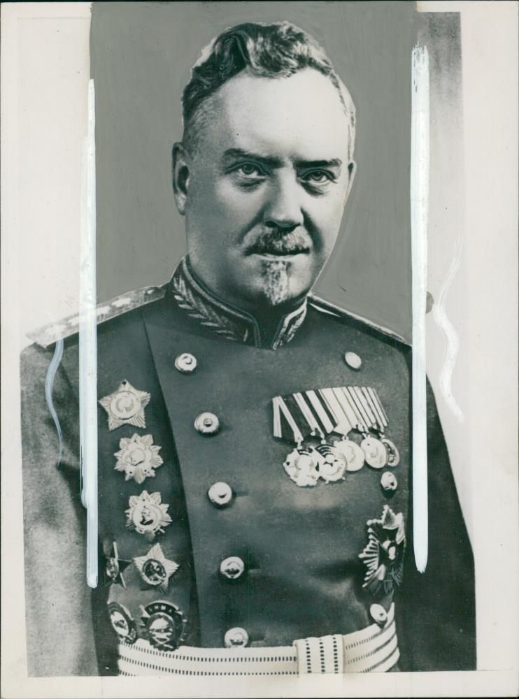 Bulganin Marshal. - Vintage Photograph