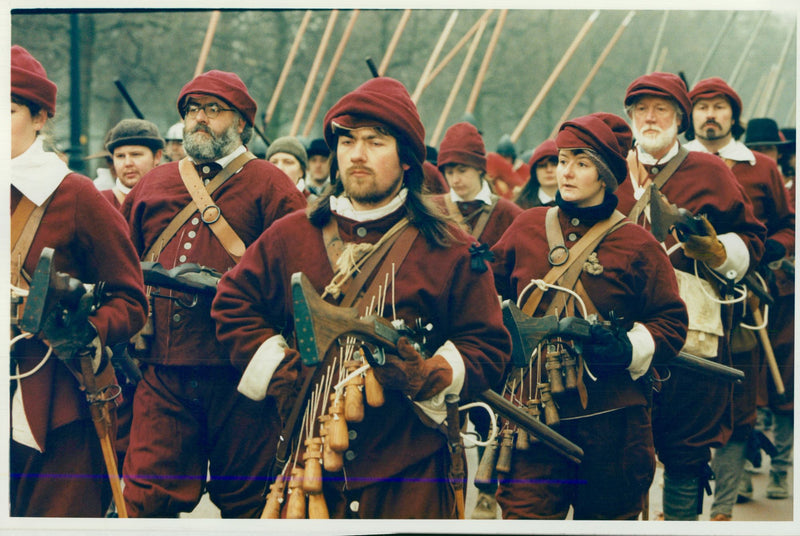 Civil War Society. - Vintage Photograph