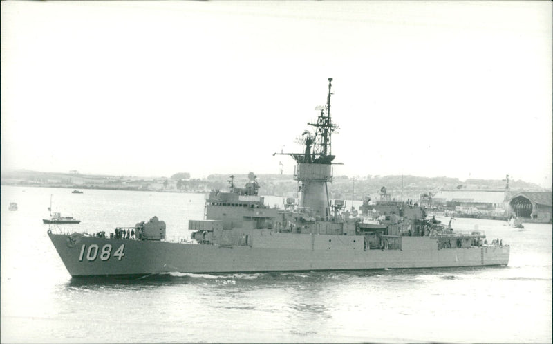 Knox Class Frigate of the U.S. Navy. - Vintage Photograph