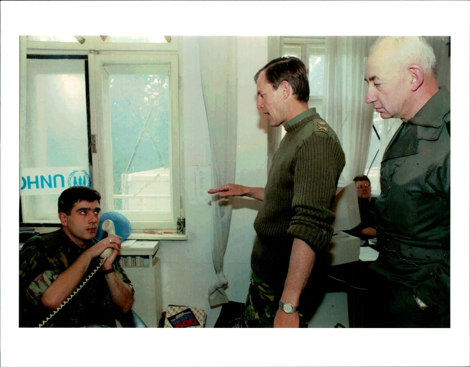 Lt. Gen. Sir. Michael Rose. - Vintage Photograph