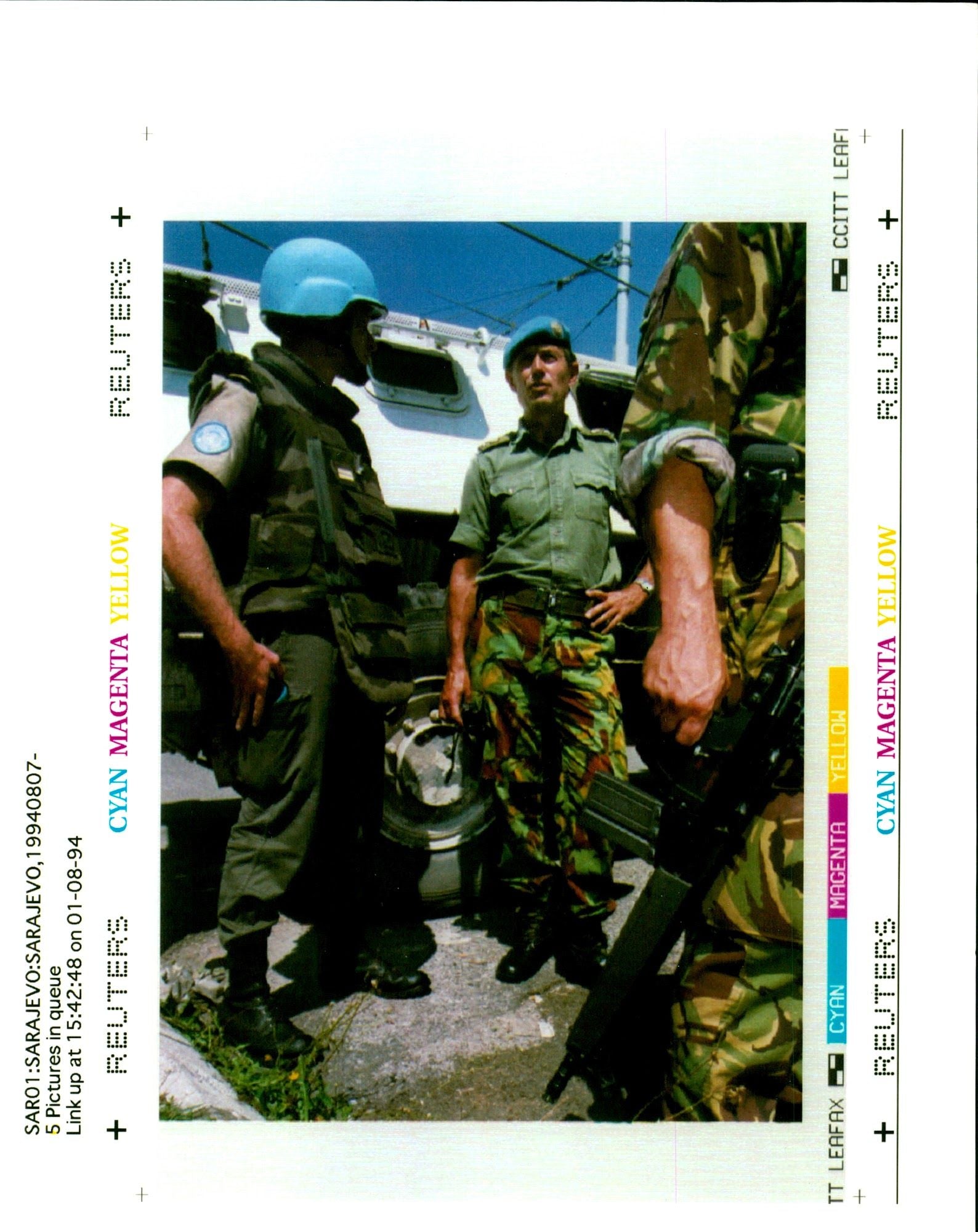 Lt. Gen. Sir. Michael Rose. - Vintage Photograph