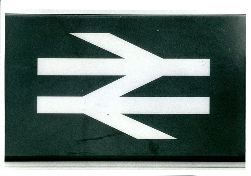 Sign of National Rail - Vintage Photograph