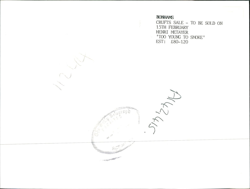 Two Dogs. - Vintage Photograph