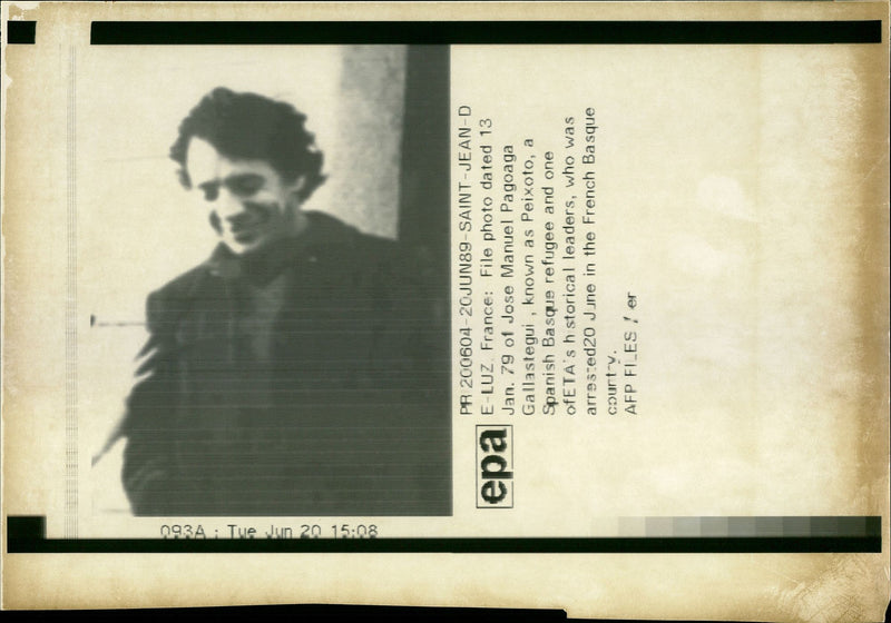 Jose Manuel Gallastegui. - Vintage Photograph