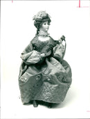 Gustav vichy musical automaton doll. - Vintage Photograph