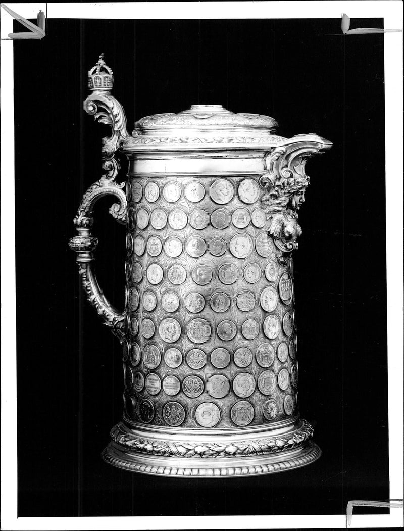 Bismarck's tankard. - Vintage Photograph