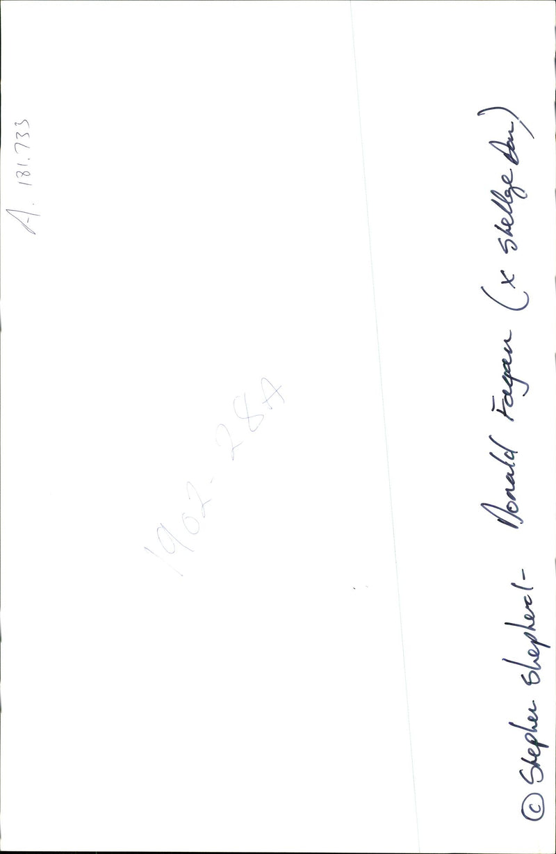 Donald Fagen, American musician - Vintage Photograph