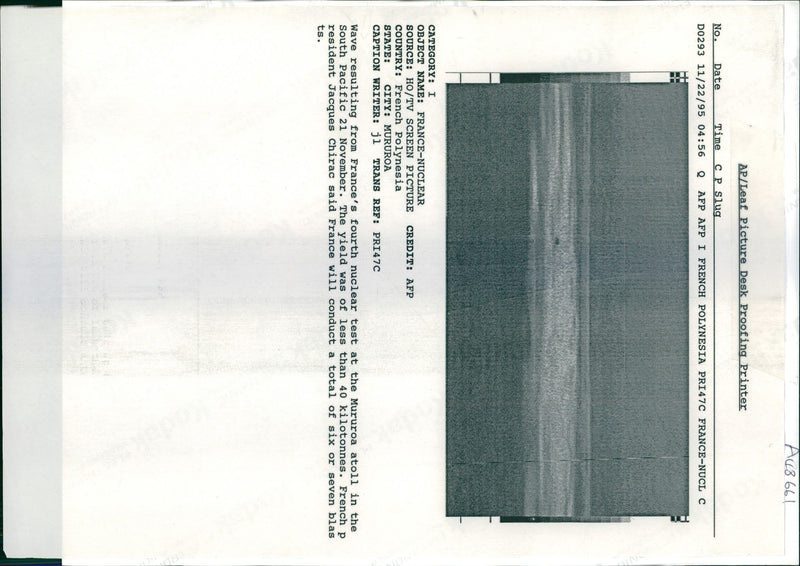 1995 WRITER FRANCE COUNTRY FRENCH - Vintage Photograph