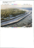 Nuclear Test Site Mururoa Atoll. - Vintage Photograph