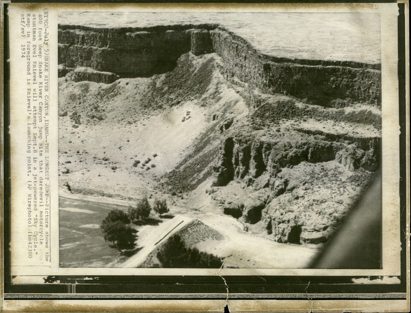 U.S.A. Idaho: Snake River Canyon - Vintage Photograph
