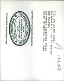 Bill Bast Scripwriter and Producer of the American TV. - Vintage Photograph