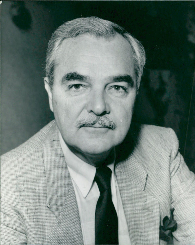 Bill Bast Scripwriter and Producer of the American TV. - Vintage Photograph