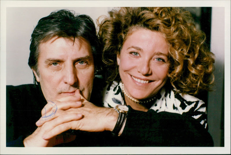 Emanuel Ungaro with a woman. - Vintage Photograph