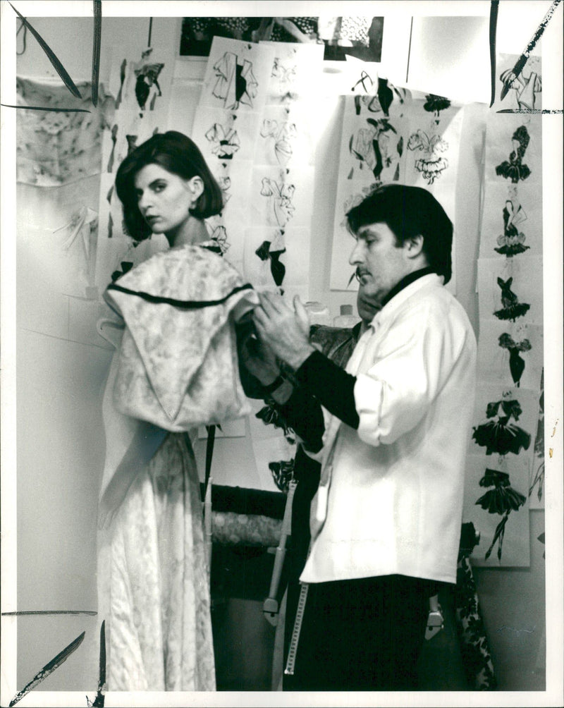 Emanuel Ungaro. - Vintage Photograph