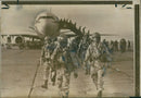 Soldiers from infantry. - Vintage Photograph