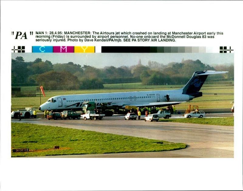 The airtours jet. - Vintage Photograph