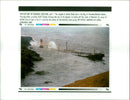 The crippled oil tanker braer lies in the bay. - Vintage Photograph