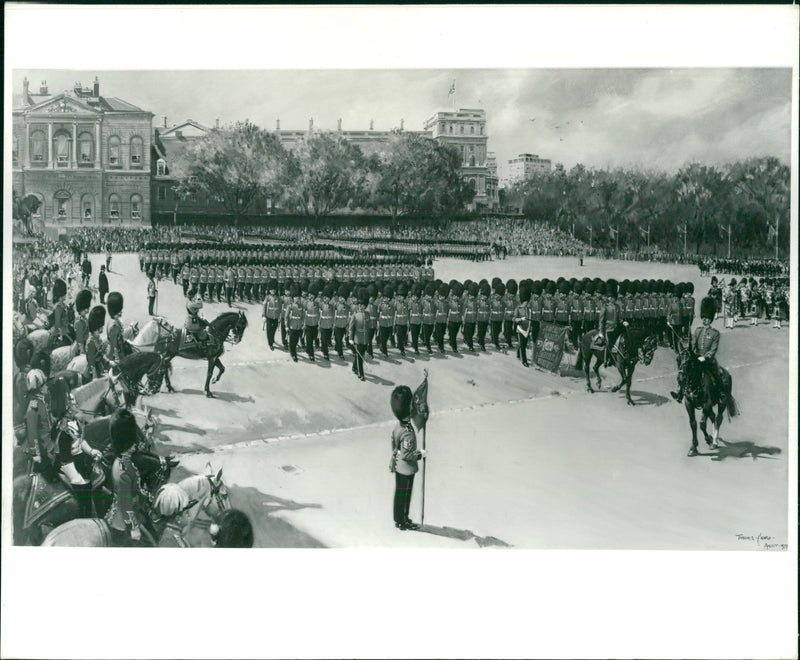 Terence Cuneo. - Vintage Photograph
