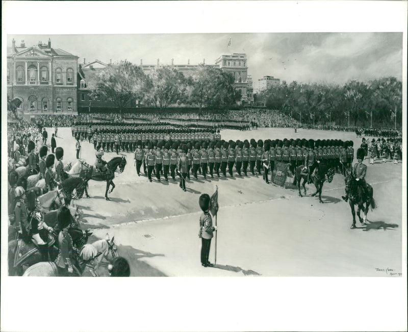 Terence Cuneo. - Vintage Photograph