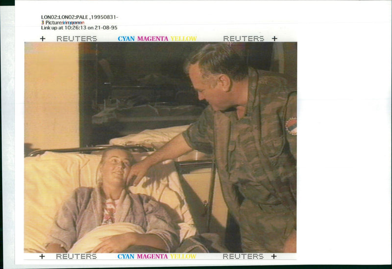 Gen. Ratko Mladic. - Vintage Photograph
